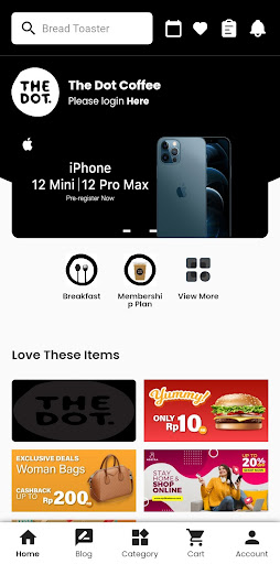 Android application The Dot Coffee & Brunch BH screenshort