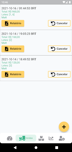 Android application Topuva Produtor screenshort