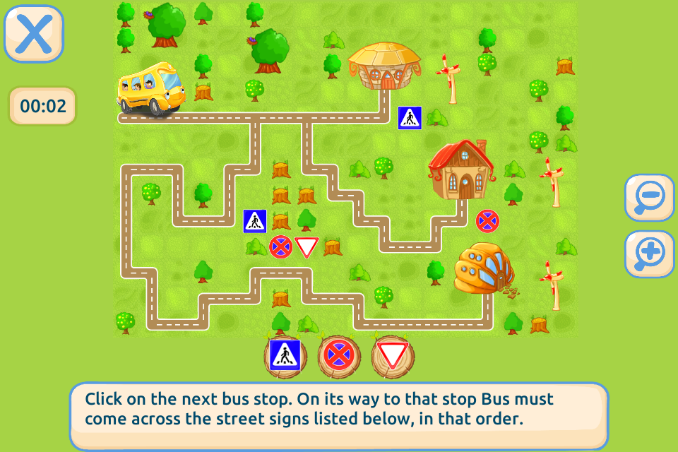 Android application Bus Story Adventures Fairy Tale for Kids screenshort