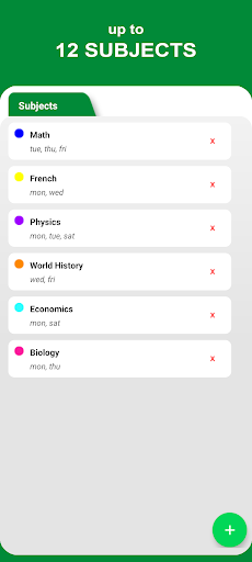 Jplanner - Effective Learning Screen 3