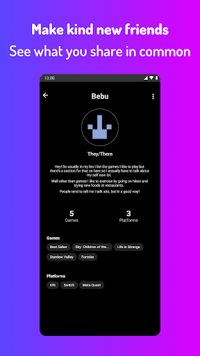 Playsum: find gaming friends Screen 2