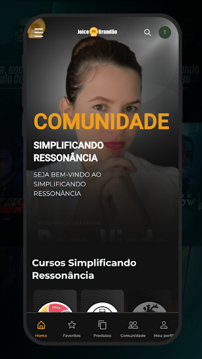 Android application Simplificando Ressonância screenshort