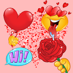 Cover Image of Download Romantic love stickers  APK