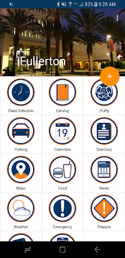 Android application iFullerton screenshort