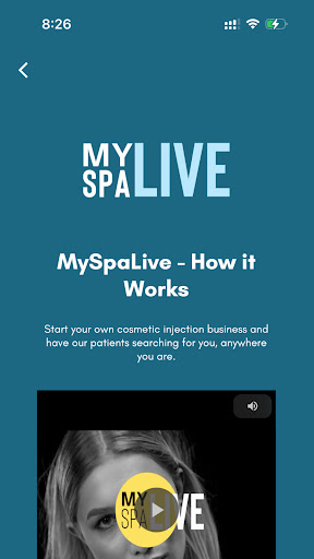 Android application MySpaLive screenshort