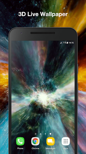 Android application Galaxy Space Wallpaper Pro screenshort