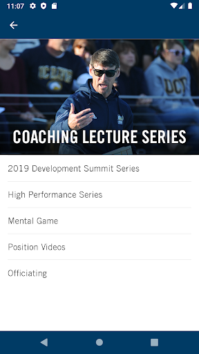 USA Water Polo Mobile Coach Screen 2
