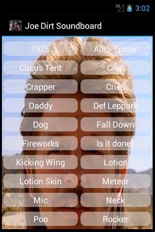 Joe Dirt Soundboard Sounds Screen 3