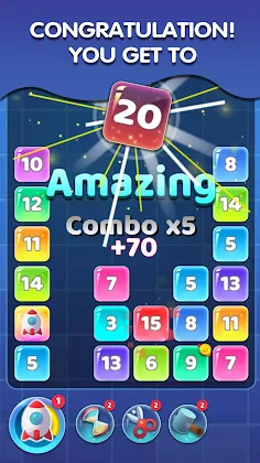 Merge Block Puzzle : Make 20 - Screenshot 1