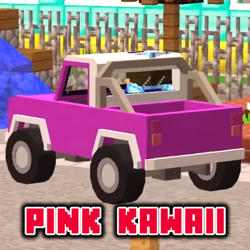 World Kawaii Pink for mcpe logo