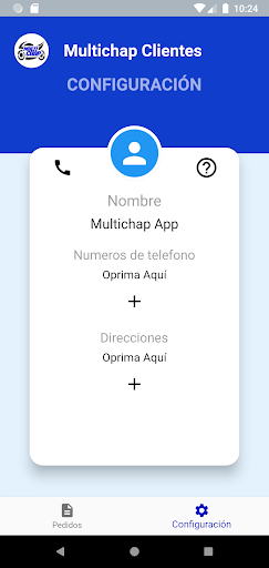 Multichap Clientes Screen 2