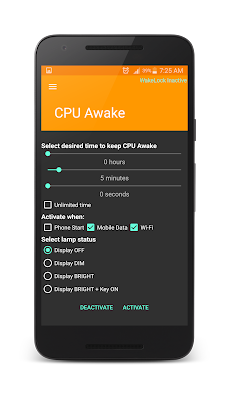 Wake Lock - CPU Awakeのおすすめ画像1