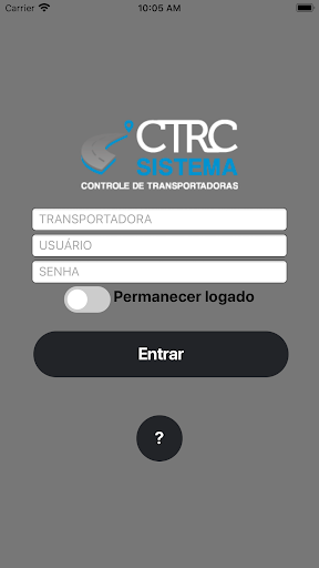 Android application CTRC Coletas screenshort