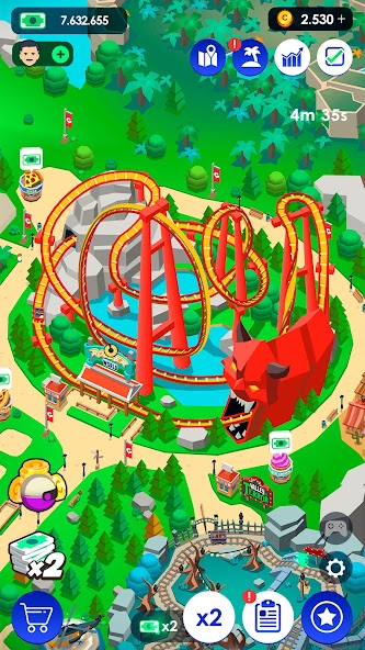 Idle Theme Park Tycoon banner
