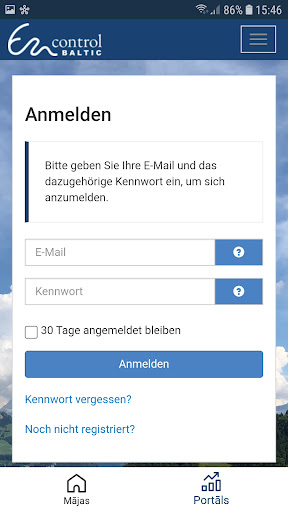 Android application Encontrol Baltic screenshort