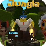 Sponge adventure run : Jungle Games icon