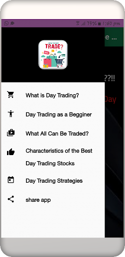 Android application How to Day Trade Course screenshort