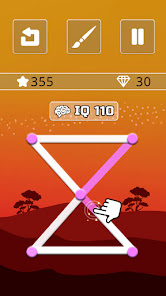 Screenshot 3 One line only : dot to dot android