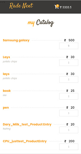 Android application Rade Next Easy Go screenshort