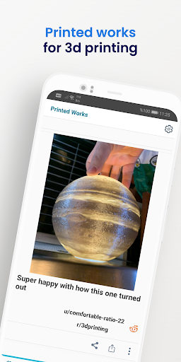 Android application Printed Works -For 3d Printing screenshort