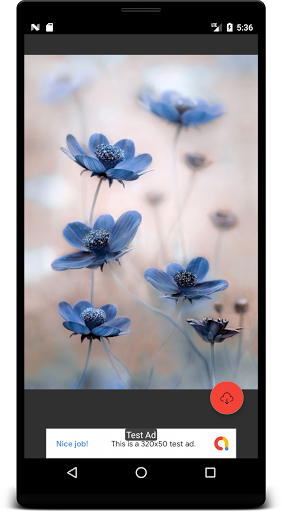Android application Flower images screenshort
