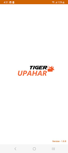 Android application Upahar- Black Tiger screenshort