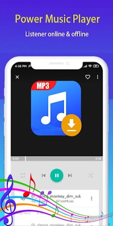 MP3 Music Downloader Mp3 Tube Music Mp3 Playerのおすすめ画像3