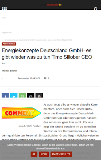 Diebewertung.de Screen 2
