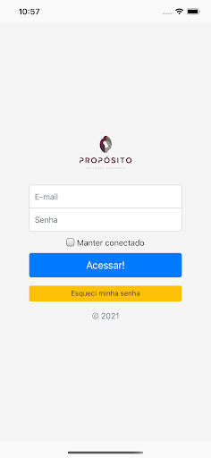 Android application Propósito Soluções Contábeis screenshort