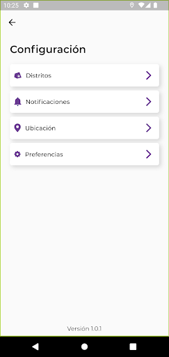 Android application Urbetrack GO screenshort