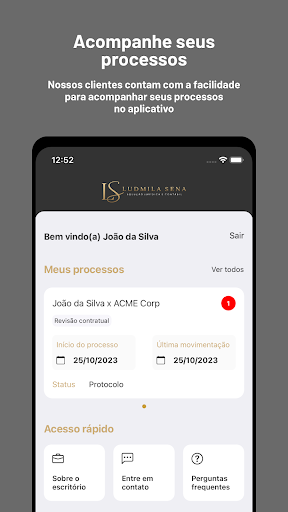 Android application Ludmila Sena screenshort