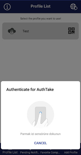 AuthTake Screen 2
