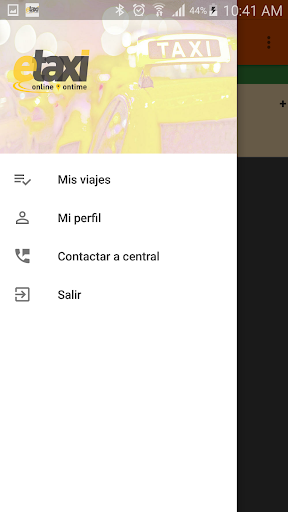 eTaxi-Choferes Screen 2