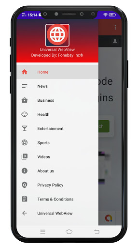 Anteprima dell'app