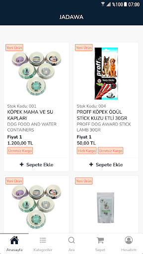 Android application jadawapet screenshort