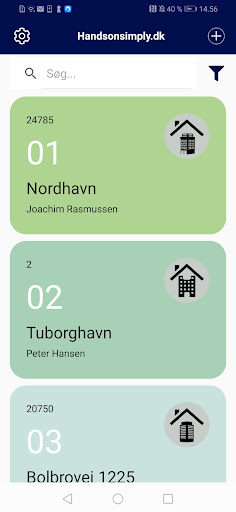 Android application HandsOn Simply screenshort