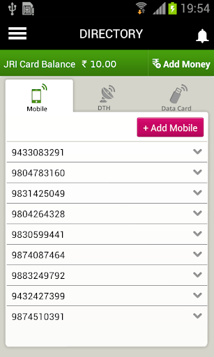 Mobile, DTH, Datacard Recharge Screenshot 2 - AppWisp.com