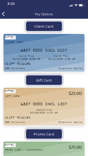 Pay4MyRide Wallet Screen 2
