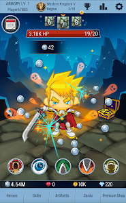 Screenshot 15 Tap Adventure Hero: Clicker 3D android