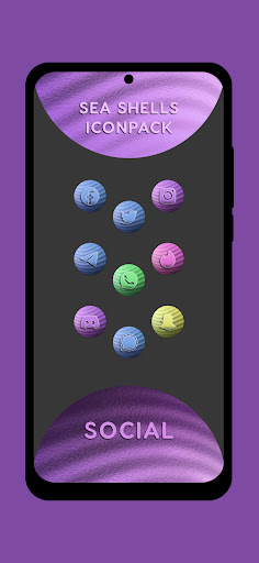 Screenshot of Sea Shells Icon Pack