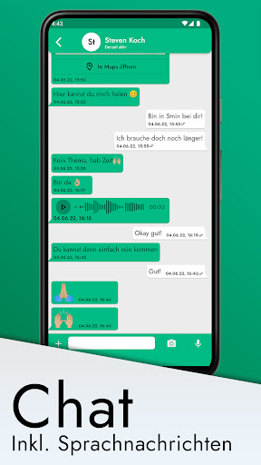 Pflege. Screen 3