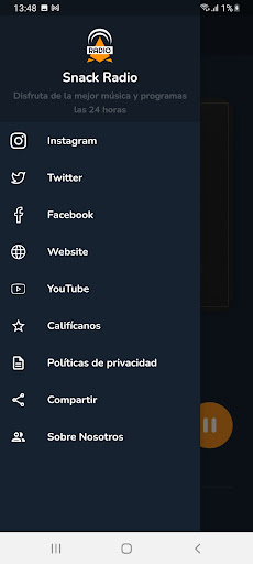 Snack Radio Screen 2