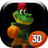 Basketball Aligator Live Wallp icon
