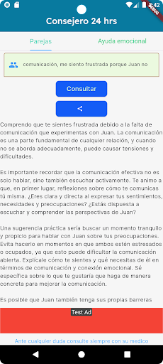 Consejero de Parejas - On Line Screen 3