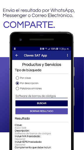 Claves SAT App Screen 3