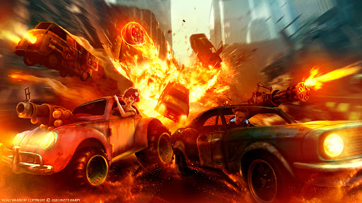 لعبة Road Warrior: Nitro Car Battle & Combat Racing