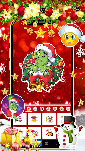 Gold Red Christmas Theme Screenshot 4 - AppWisp.com
