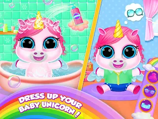 Unicorn Baby Care Pet Pony - Screenshot 3