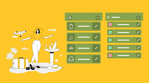 Android application Travel Bag Checklist screenshort