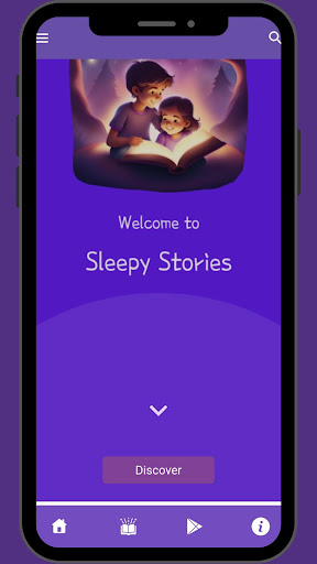Android application Sleepy Stories screenshort